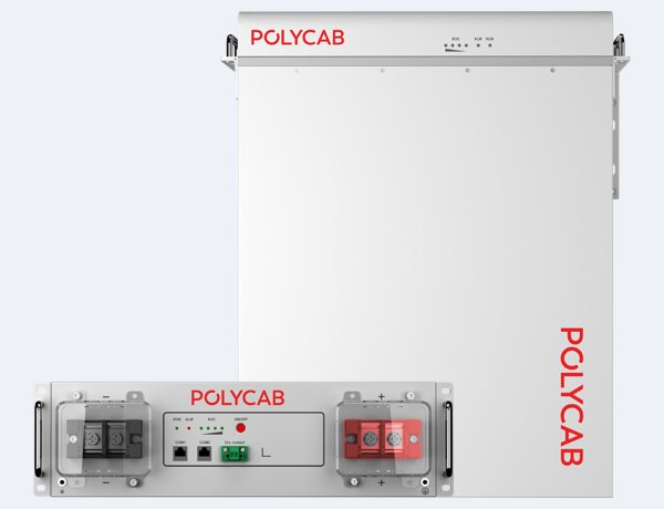 Polycab 5 kWh low voltage LFP lithium battery PHLVB-5K-AG3